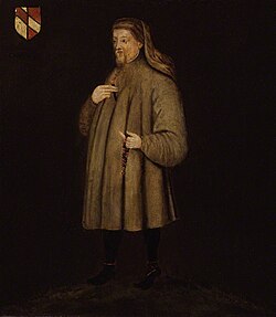 Retrato e información biográfica de Geoffrey Chaucer