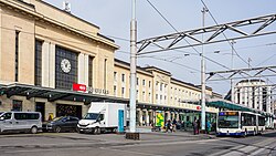 Andenes de la estación de Ginebra-Cornavin