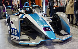 Coche de carreras Spark SRT05e de la ABB Fórmula E