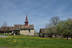 Fotografía del pueblo de Gerlikon unido a Frauenfeld