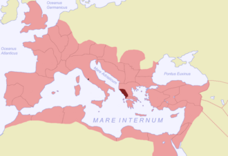 Mapa de la provincia romana de Epirus