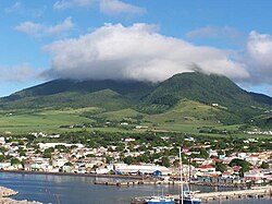 Vista general panorámica de Basseterre