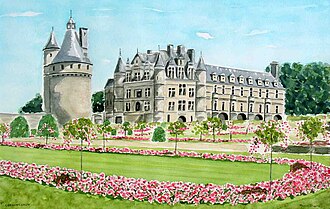 Castillo y jardines de Chenonceaux