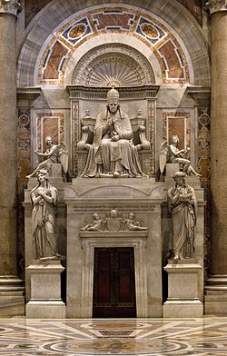 Monumento fúnebre de Pío VII en la Basílica de San Pedro