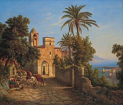 Vista histórica de Terracina