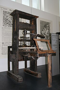 Prensa de imprimir de 1811