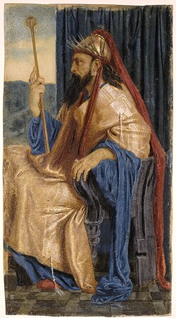 Representación artística del Rey Salomón
