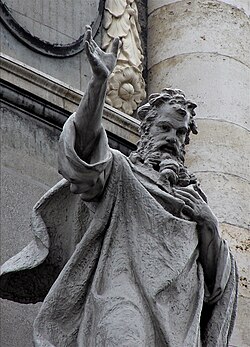 Retrato histórico que representa a Ireneo de Lyon, autor del tratado Contra las herejías.