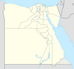Mapa de la ubicación de Alejandría en Egipto