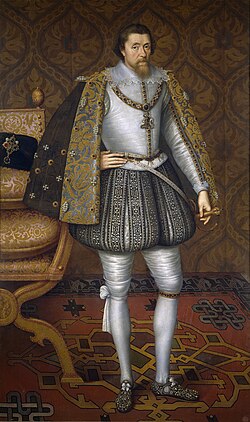 Retrato de Jacobo I de Inglaterra y VI de Escocia