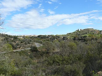 Vista general de la localidad de Bierge