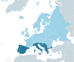 Representación de la región geográfica