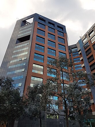 Sede principal de la Bolsa de Valores de Colombia en el norte de Bogotá