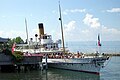 Embarcadero en el lago Lemán