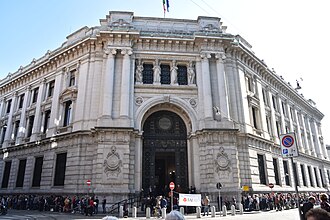 Agencia operativa del Banco de Italia en Milán