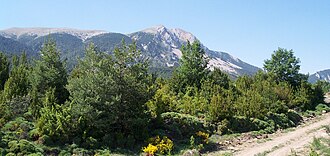 Vista panorámica de la Sierra de Guara