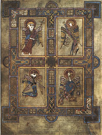 Representación del Tetramorfos en el Claustro de Frómista