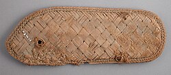 Sandalias elaboradas con fibras de papiro del Antiguo Egipto.