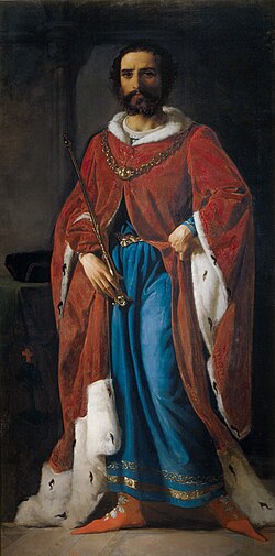 Retrato idealizado de Galindo II Aznárez, conde de Aragón