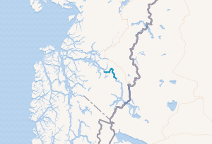 Mapa de localización que muestra la cuenca hidrográfica del río Pascua.