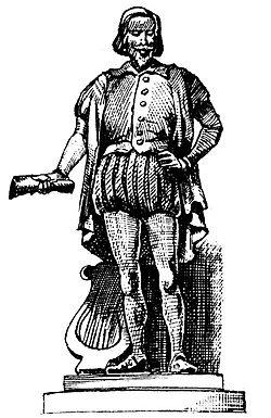 Representación artística clásica de Gil Vicente