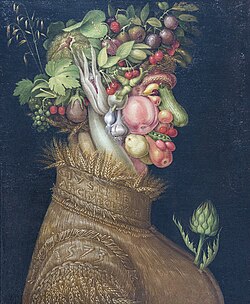 Pintura de Arcimboldo representando el verano