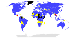 Representación de los miembros de ISO