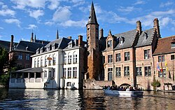 Canales y arquitectura histórica de Brujas