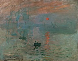 Claude Monet, Impresión, sol naciente, 1872-1873, Museo Marmottan Monet