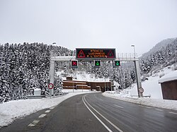Boca norte del túnel de Viella