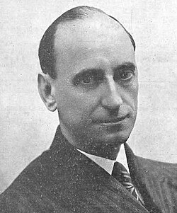 Retrato de Santiago Casares Quiroga como ministro de la Gobernación hacia 1932