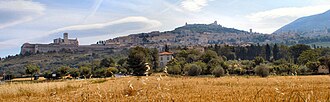 Vista panorámica de Asís
