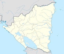 Mapa de ubicación de Managua en Nicaragua