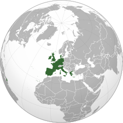 Mapa de la CEE en 1993