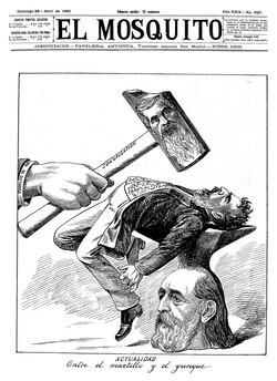 Ejemplar de la revista El Mosquito de 1892