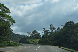 Carretera norte en Honduras, hacia Tegucigalpa