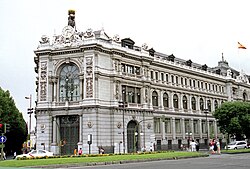 Edificio del Banco de España en Madrid