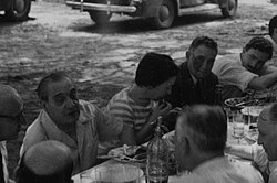 Fotografía de Luis Jiménez de Asúa en Argentina en 1958