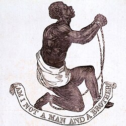 Medallón oficial de la Sociedad Británica Antiesclavitud