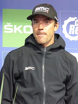 Retrato del ciclista Amaël Moinard