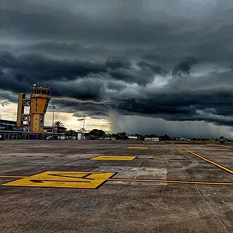 Vista general del Aeropuerto El Caraño en Quibdó