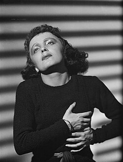 Retrato de Édith Piaf