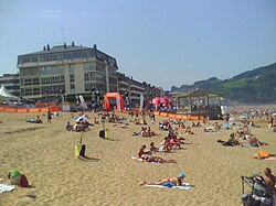 Stands en el Campeonato del Mundo de Surf