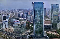 Panorámica del centro financiero de San Isidro