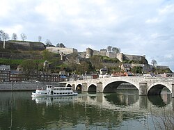 Río Mosa en Namur