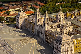 Detalle del conjunto arquitectónico de Mafra