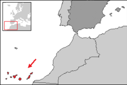 Mapa de las Islas Canarias
