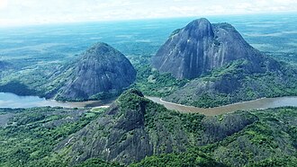Vista panorámica de los Cerros de Mavecure