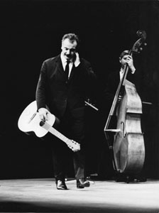 Fotografía de Georges Brassens tomada en 1964