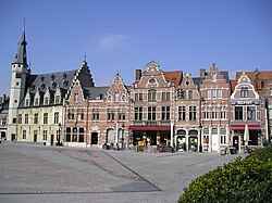 Mapa del distrito de Dendermonde